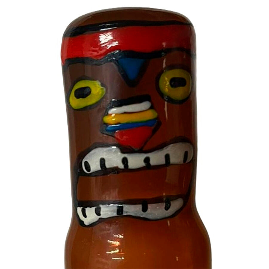 Preservativos Decorativos Pintados a Mano - Edición Tiki Totem Hawaii