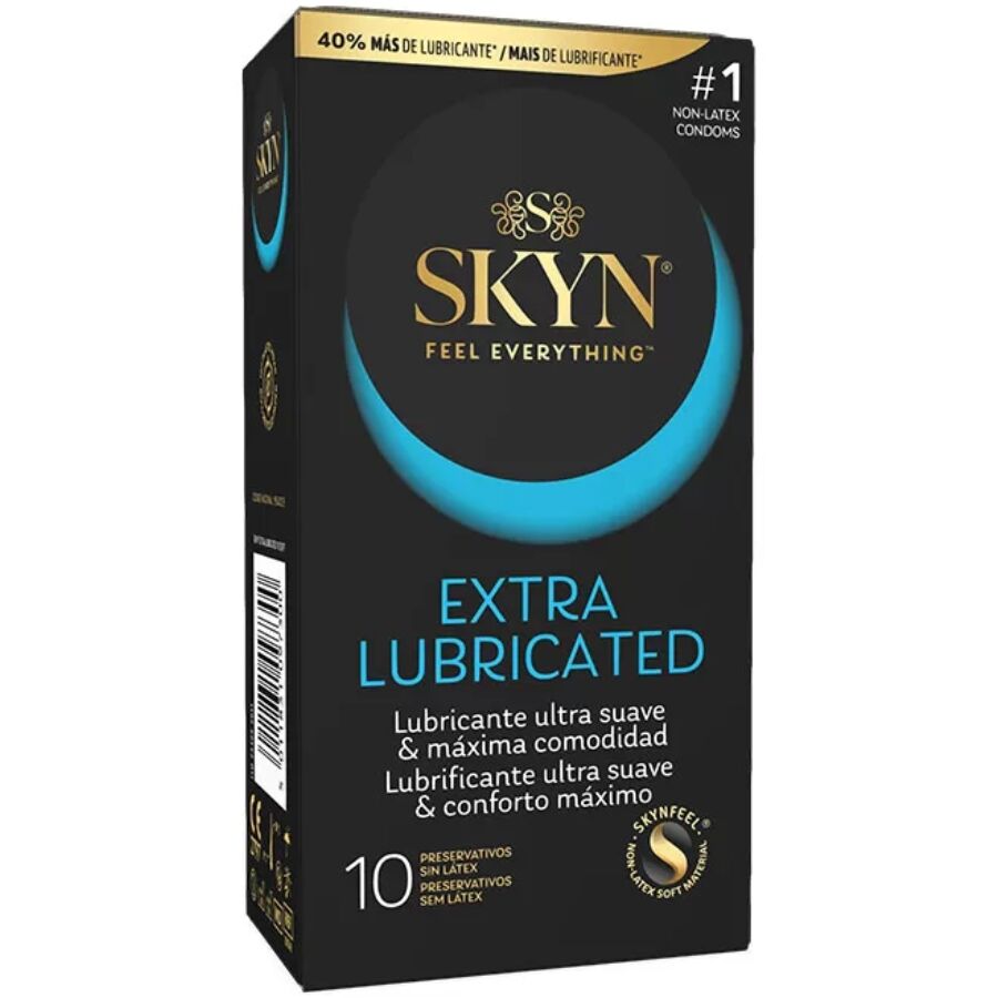 SKYN - CONDONES EXTRA LUBRICADOS 10 UNIDADES