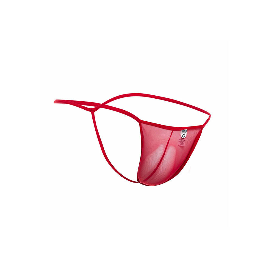 Tanga Transparente Roja Formato T