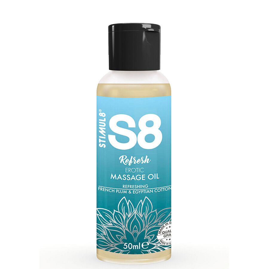 STIMUL8 - S8 REFRESH ACEITE DE MASAJE ERÓTICO DE ALGODÓN 50 ML