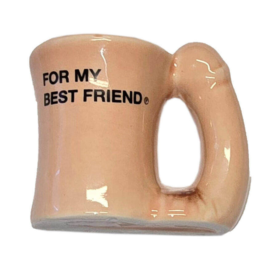 Taza Decorativa con Imán y Diseño de Pene