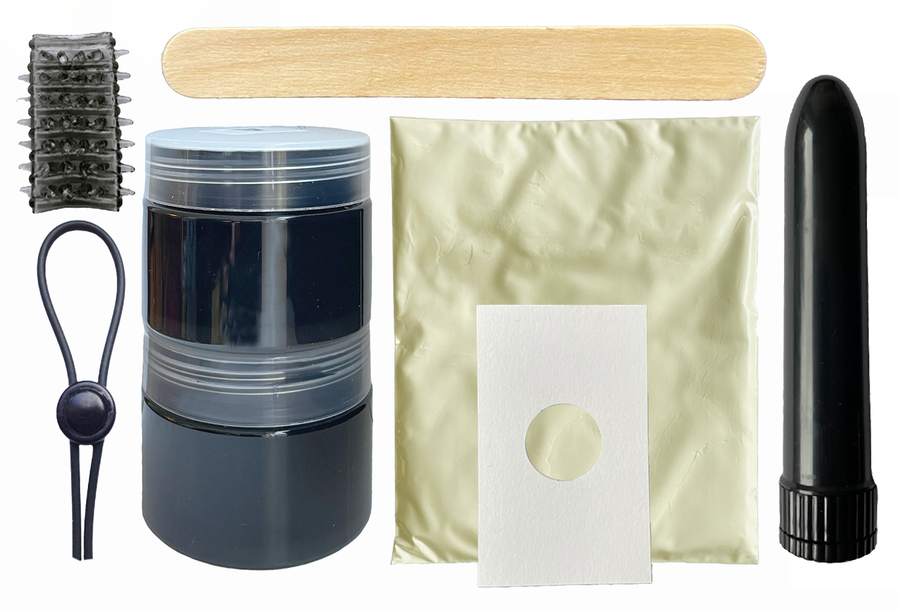 Kit de Clonación de Pene Vibrador Negro