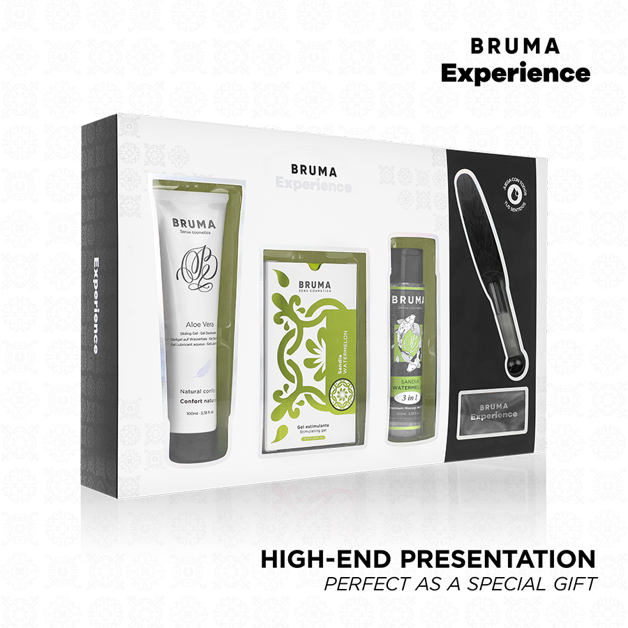 BRUMA XPERIENCE - KIT TENTACIÓN SANDÍA DULCE CON POTENCIADOR DEL ORGASMO