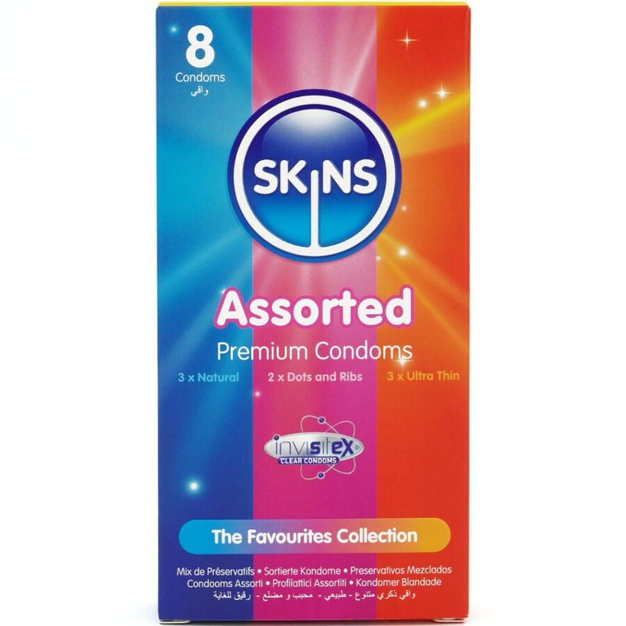 Paquete de 8 Preservativos Premium Variados
