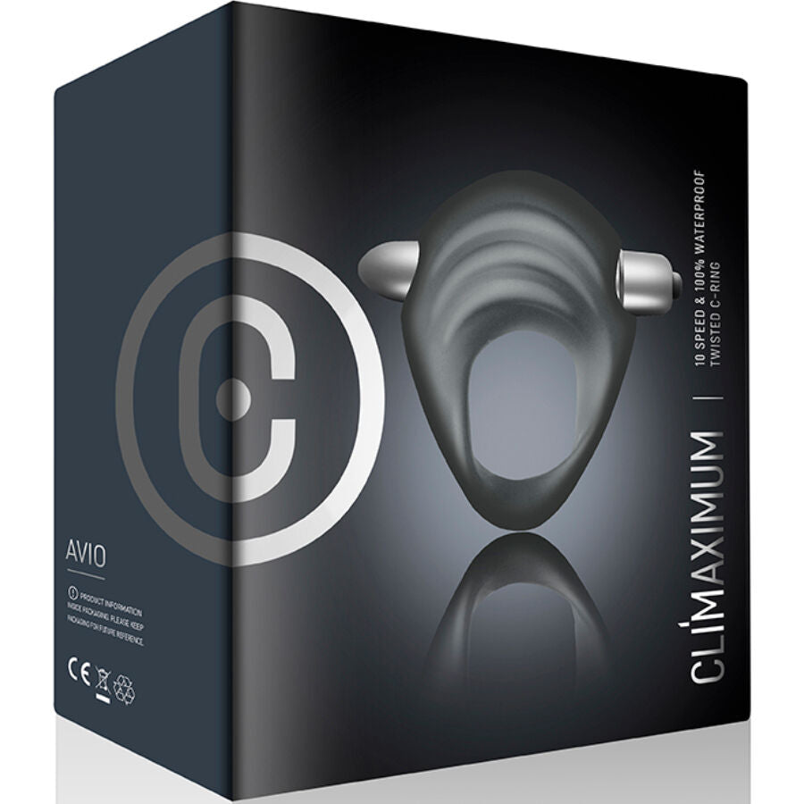 Anillo Vibrador para Pene con 10 Velocidades y Nódulos Sensoriales