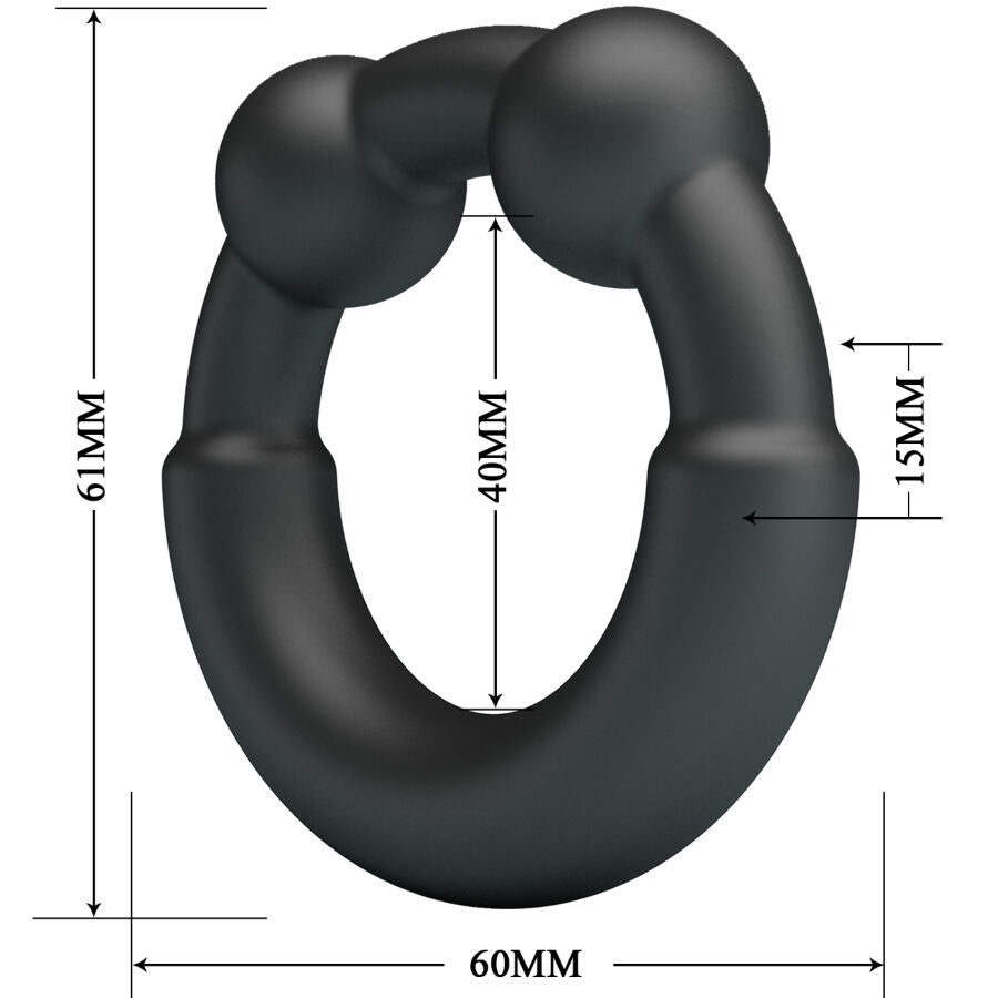 Anillo Peniano de Silicona Ajustable Meco Modelo 15