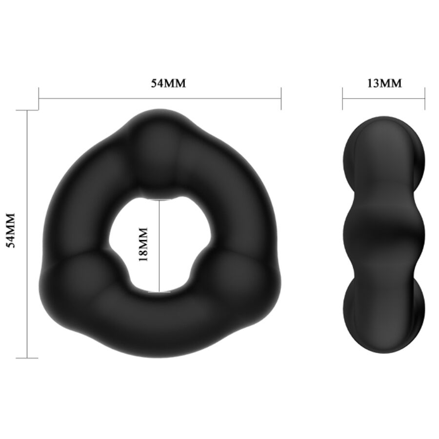 Anillo Peneano de Silicona Súper Suave con Nódulos