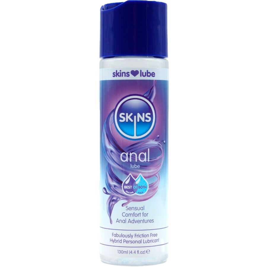Lubricante Anal Híbrido a Base de Agua y Silicona 130 ml