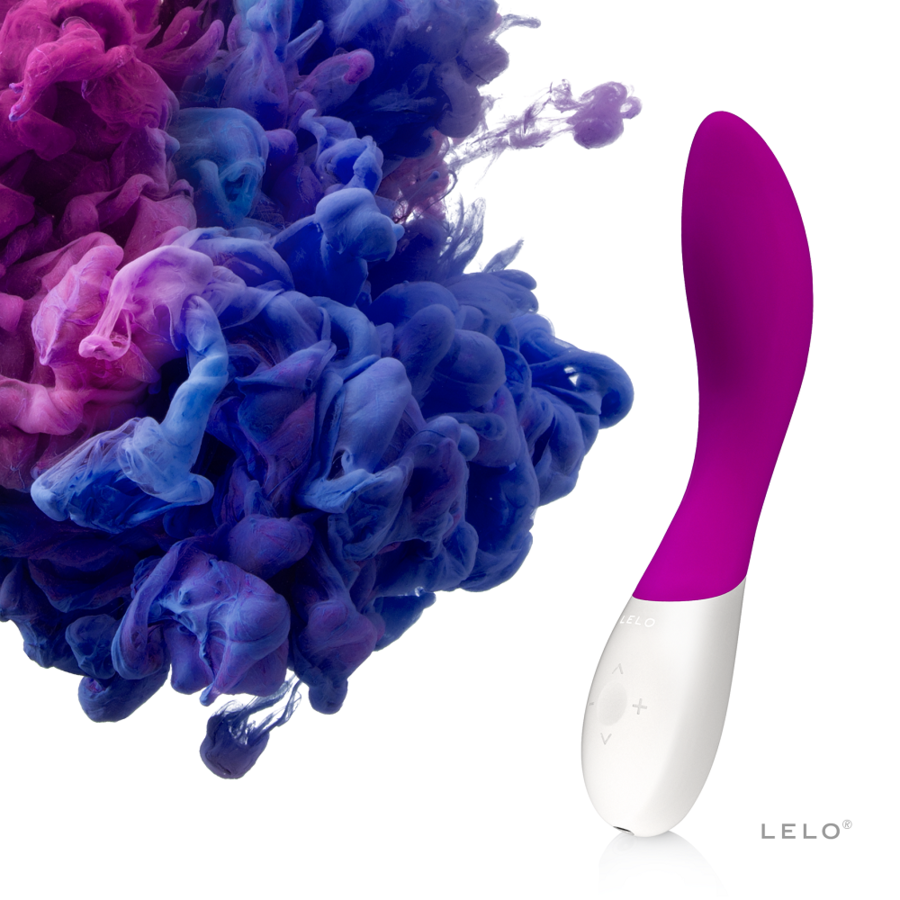 Vibrador LELO Mona Wave Ponto G Preto em silicone premium.