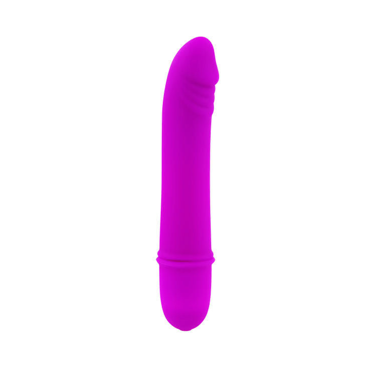 Pretty Love Mini Vibrador Beck Lilás de silicone com 10 impulsos vibratórios