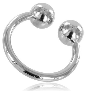 Anel de Glande METAL HARD 32mm em aço, para intensificar o prazer.