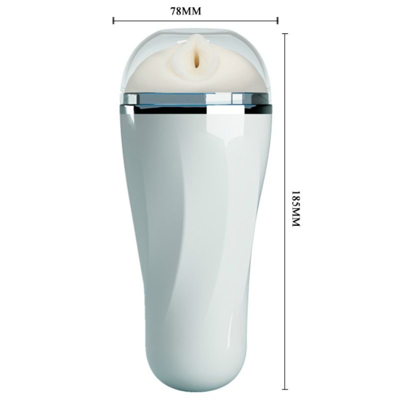 Masturbador masculino PRETTY LOVE com design de vagina realista para prazer íntimo.
