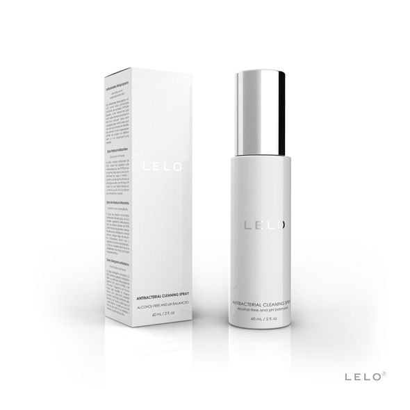 Lelo Spray de Limpeza Antibacteriano 60ml para brinquedos sexuais, garantindo higiene e segurança.