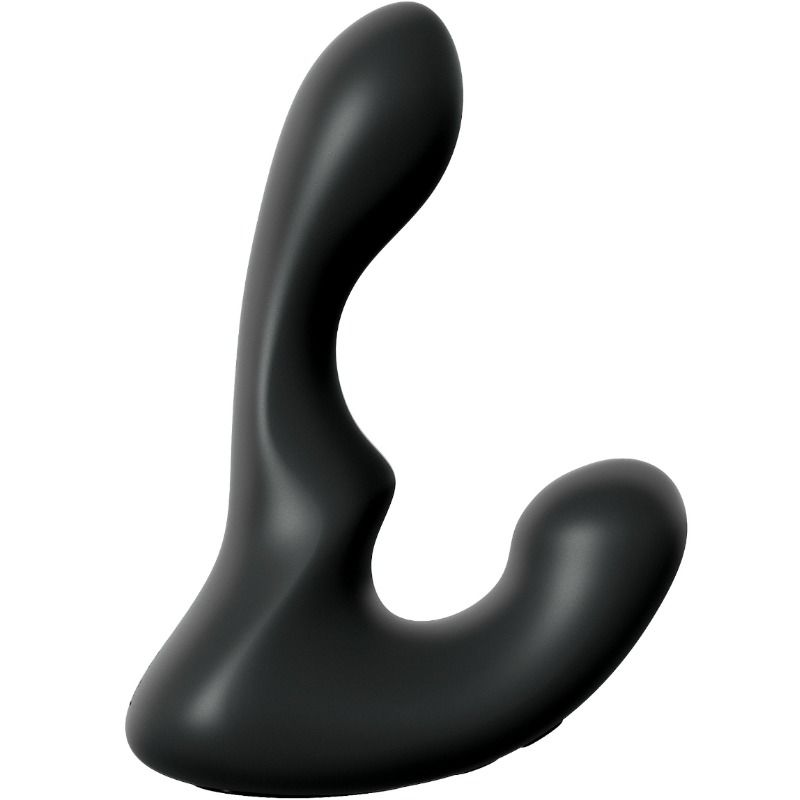 Close-up do Estimulador de Próstata Anal Fantasy Elite Collection Ultimate P-Spot, mostrando seu design ergonómico e ponta curva para estimulação do P-Spot e períneo.