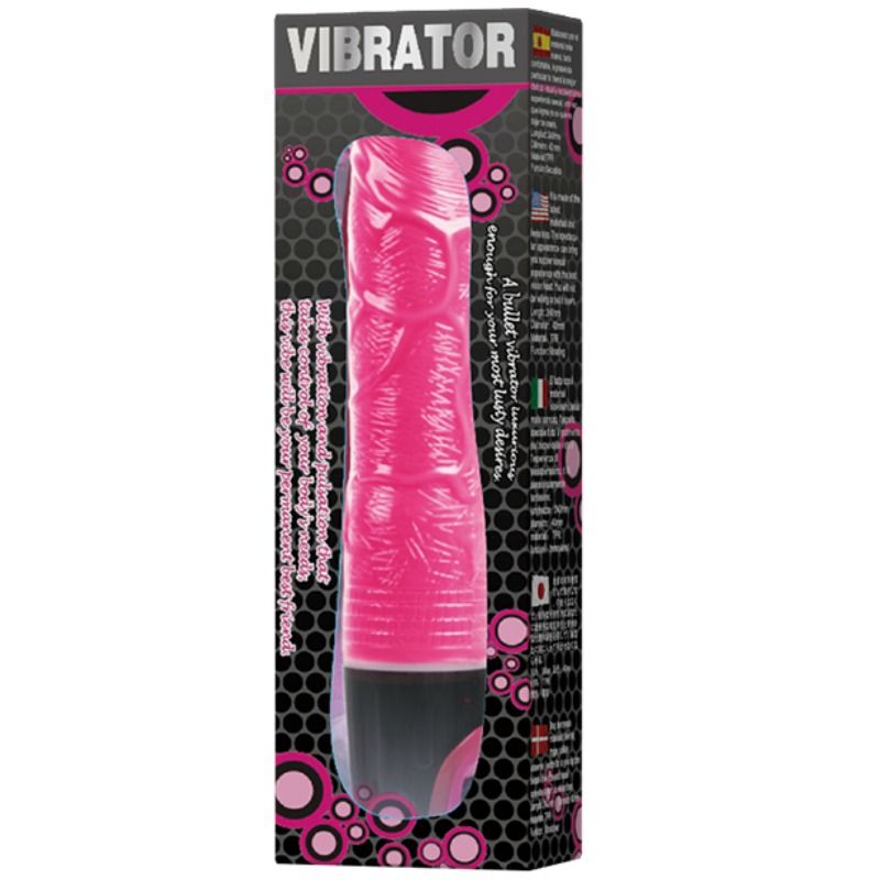 Vibrador Baile Multivelocidade Rosa com toque suave e design ergonómico