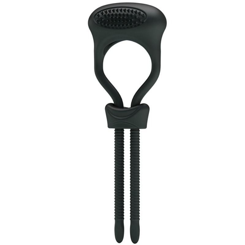 PRETTY LOVE Anel Vibratório Curitis com dois tentáculos e bala vibratória para ereções prolongadas