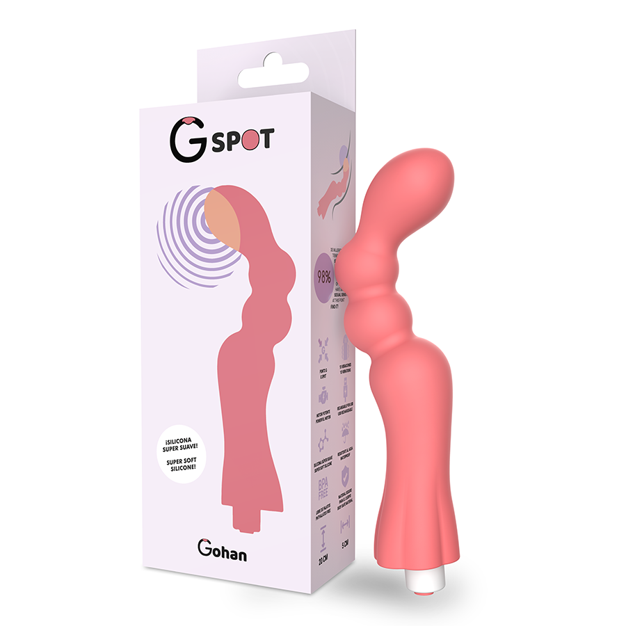 G-SPOT - VIBRADOR GOHAN G-SPOT LUZ ROJA