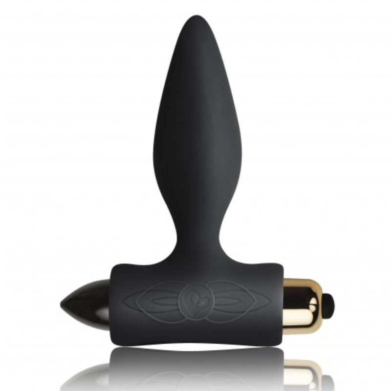 Plug anal vibratório ROCKS-OFF Petite Sensations preto, ideal para iniciantes
