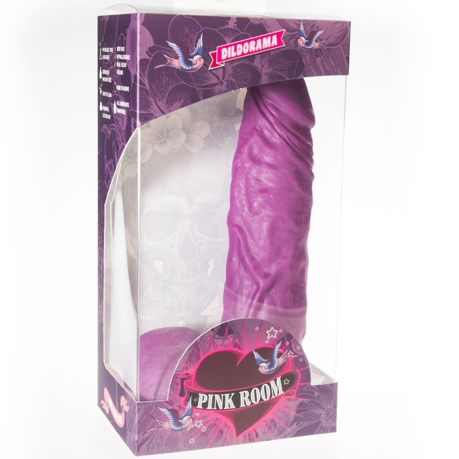 PINK ROOM - DILDO REALISTA MORADO CHEMS 20 CM