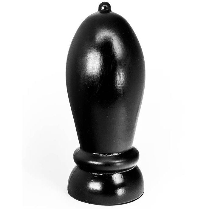 SISTEMA HUNG - PLUG ANAL CON RODAMIENTOS, COLOR NEGRO, 24 CM