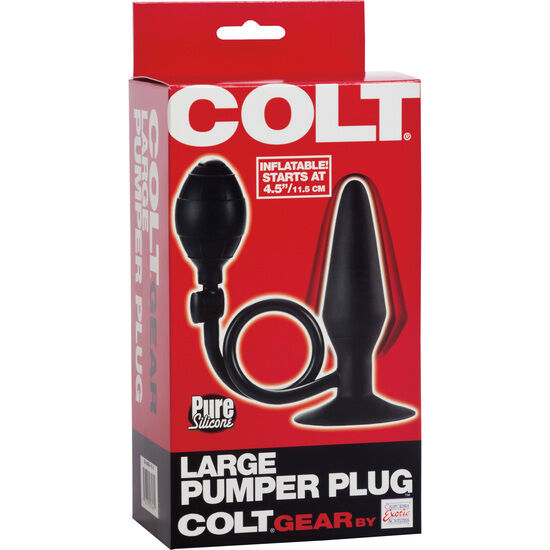 Plug Hinchable de Bomba Grande Colt Negro