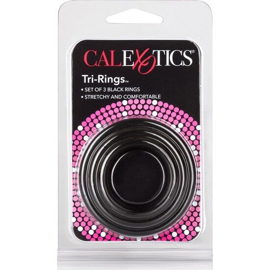 Anillos para el Pene Triples Negros