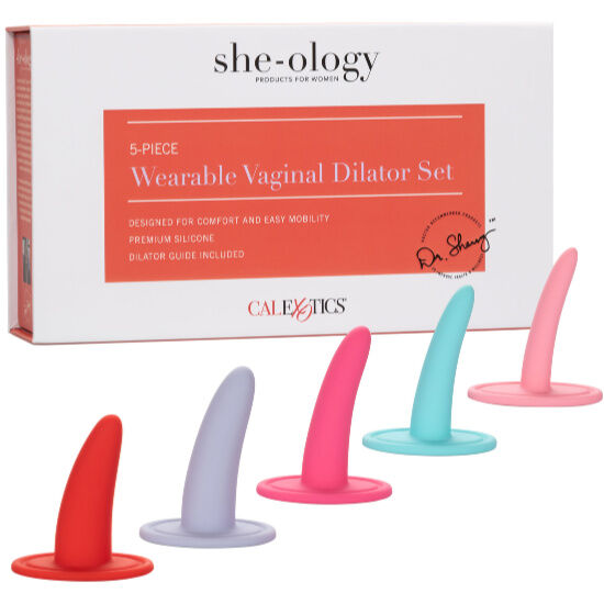 Kit de Dilatadores Vaginales y Anales Multicolor de 5 Piezas