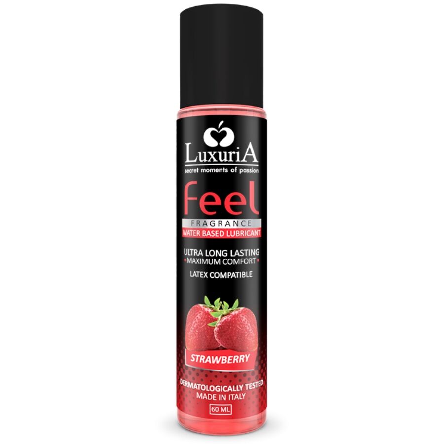 Lubricante Luxuria Feel Sabor Fresa 60 ml