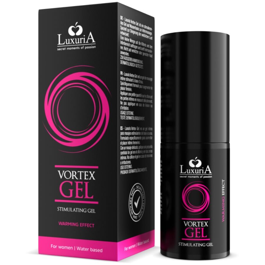 GEL EFECTO CALIENTE VORTEX LUXURIA 30 ML