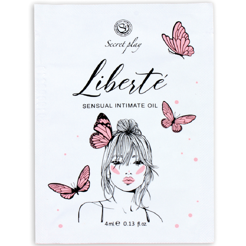 Embalagem da monodose SECRETPLAY Hidratante Íntimo Estimulante 4ml com design elegante e ingredientes naturais.