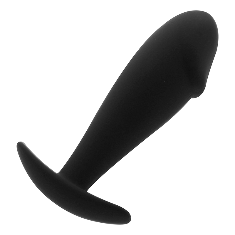 OHMAMA Plug Anal de Silicone Macio 10cm, detalhe do material e design ergonómico