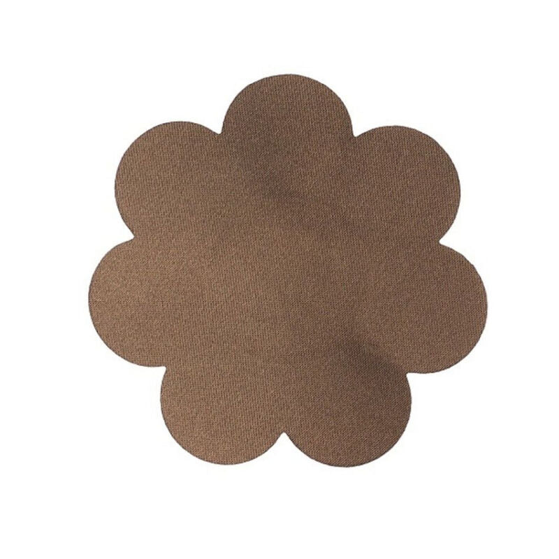 Almofadas de Aprimoramento de Seios Bye-Bra em cetim bege, conjunto de 3 pares.