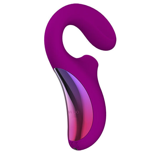 LELO ENIGMA Massageador Sônico Dupla Ação Clítoris e Ponto G Deep Rose, para prazer híbrido inovador.