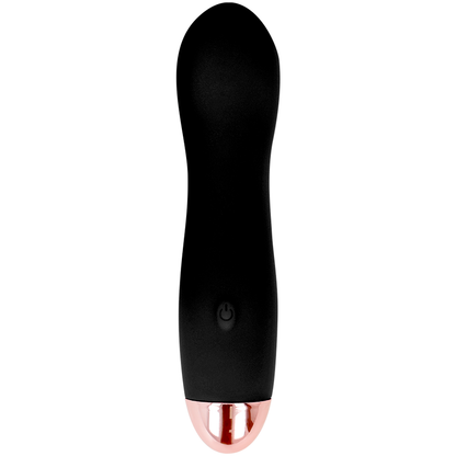 DOLCE VITA - ONE VIBRADOR RECARGABLE NEGRO DE 10 VELOCIDADES