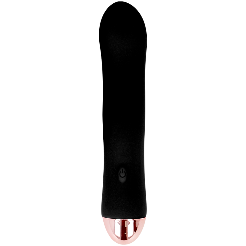 DOLCE VITA - VIBRADOR RECARGABLE, DOS VELOCIDADES NEGRO, 7 VELOCIDADES