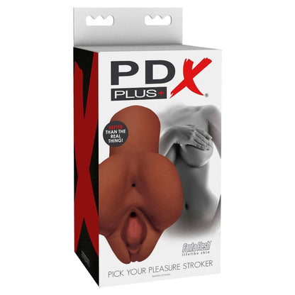 Masturbador Doble Elige Tu Placer - Marrón
