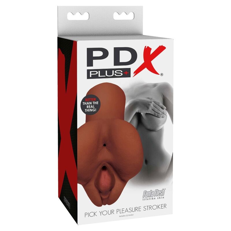 Masturbador Doble Elige Tu Placer - Marrón