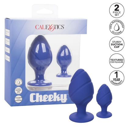 Plug Anal Cheeky Morado de Silicona con Ventosa