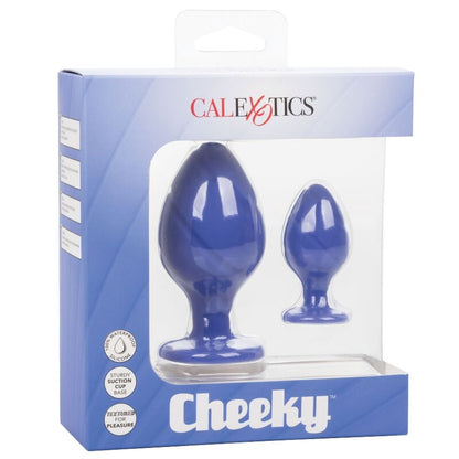 Plug Anal Cheeky Morado de Silicona con Ventosa