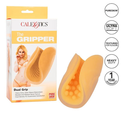 Masturbador Beaded Grip Naranja