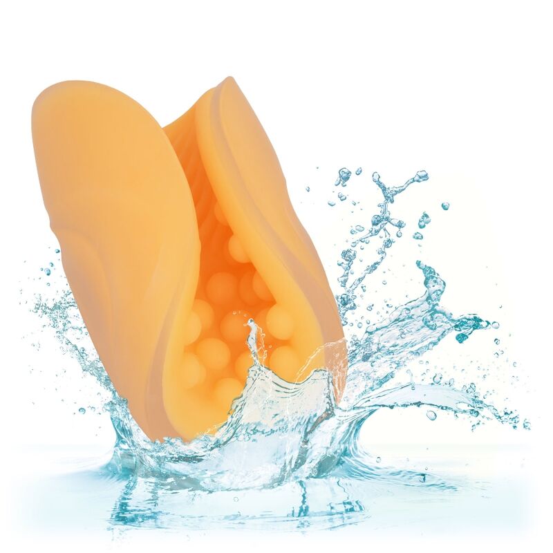Masturbador Beaded Grip Naranja