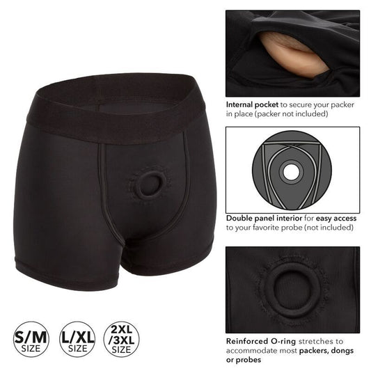 Arnés Calzoncillo Bóxer Boundless - Comodidad y Sujeción para Dildos y Packers