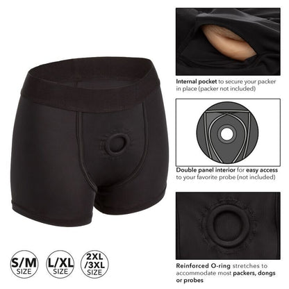 Arnés Calzoncillo Bóxer Boundless - Comodidad y Sujeción para Dildos y Packers