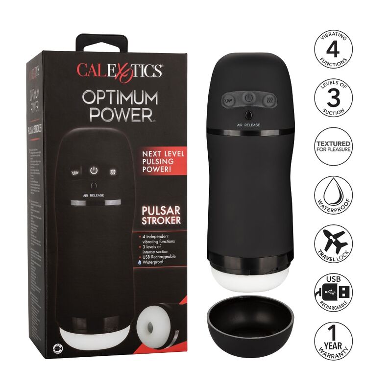 Masturbador de Succión Vibratoria de Potencia Óptima