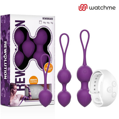 REWOLUTION - REWOBEADS BOLAS VIBRATORIAS CON CONTROL REMOTO Y TECNOLOGÍA WATCHME