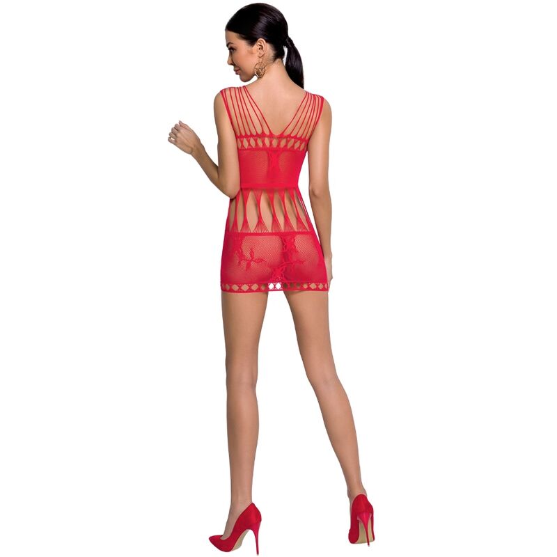 PASIÓN - BODYSTOCK MUJER BS090 ROJO TALLA ÚNICA