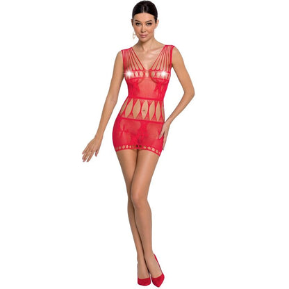 PASIÓN - BODYSTOCK MUJER BS090 ROJO TALLA ÚNICA