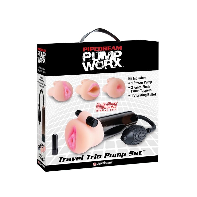 PUMP WORX - BOMBA DE SUCCIÓN CON MASTURBADOR 