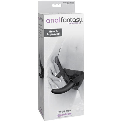 Close-up of the ANAL FANTASY Vibrador Anal Pegger com Arnês, showing its ergonomic design and adjustable straps.