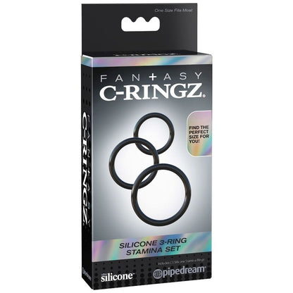 Anillo Peneano Juego de Resistencia de 3 Anillos de Silicona